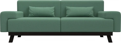 Диван кухонный прямой Мюнхен (Зеленый/Рогожка) Лига Диванов арт.123199