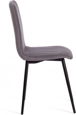 Обеденный стул Tetchair ARC (Велюр,Металл /Темно-серый,Черный)