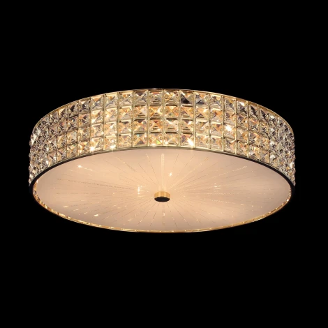 Потолочный светильник круглый Citilux Портал CL324182 (220V, хрусталь K9)