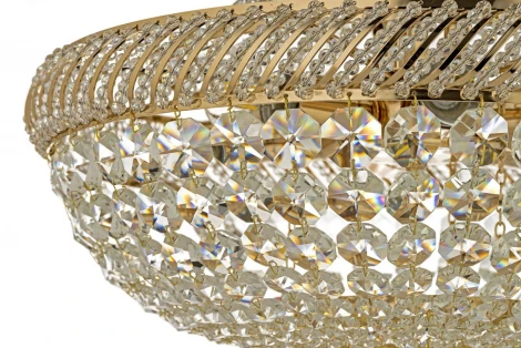 Подвесная люстра Arti Lampadari Palermo E 1.5.45.600 G (220V, хрусталь)
