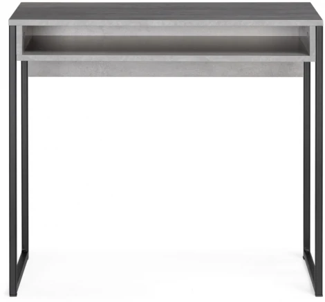Письменный стол Notta Лео Лофт бетон / черный матовый 489678