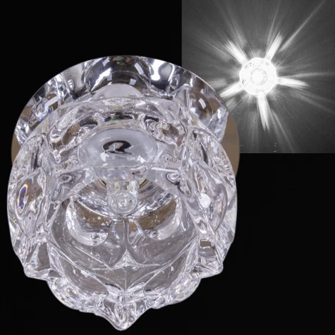 Встраиваемый точечный светильник Reluce 08096-9.0-001H G9 CR (220V)