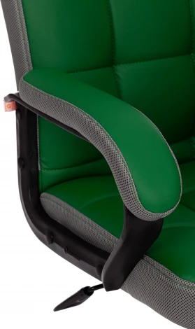 Кресло TRENDY (22) кож/зам/ткань, зеленый/серый, 36-001/12 Tetchair 19519