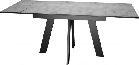 Стол обеденный WINGS Северный камень/Черный, Черный арт.00-00075222