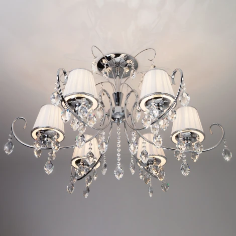 Потолочная люстра Eurosvet Rosalva 10021/6 хром