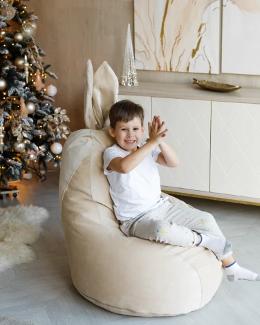 Кресло мешок Dreambag Зайчик Бежевый (Классический) 19120
