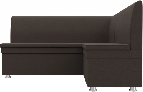 Диван кухонный угловой Уют правый угол (Коричневый/Рогожка) Лига Диванов арт.123897