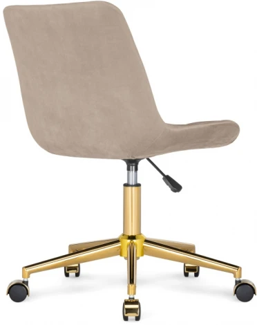 Компьютерное кресло Woodville Честер бежевый (california 102) / золото 533178