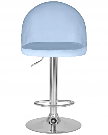 Стул барный DOBRIN MILANA (пудрово-голубой велюр (MJ9-74))