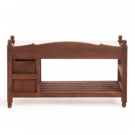 Обувница с 2-я ящиками Secret De Maison AZUR ( mod.TT-BH004) Орех (Walnut) (павловния)