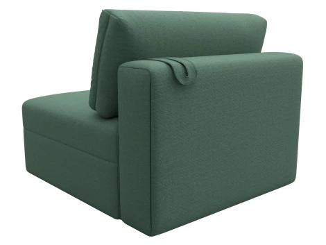 Модуль диван Лига-060 НПБ (ЛДСП,Брус,Фанера,Рогожка/Зеленый) Лига Диванов 129727
