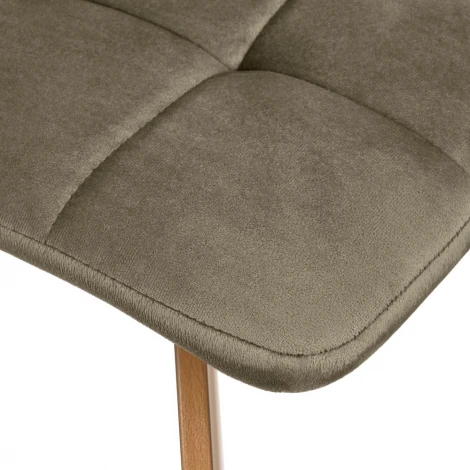 Комплект из 2-х стульев Easy тёмно-коричневый с ножками под дерево Bradexhome арт.FR 0735P