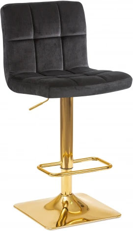 Стул барный GOLDIE (черный велюр (MJ9-101))