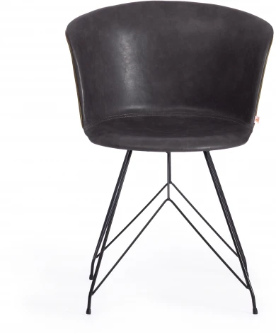 Стул KRANZ (mod. 9322М) экокожа / пластик , 53 х 55 45 76,5, Grey (Cерый) 7 Olive (Оливковый) 19 черный Tetchair 15518