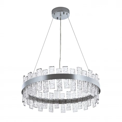 Подвесная люстра светодиодная хрустальная с регулировкой цветовой температуры Modelux MODELUX ML.99993.600 CR