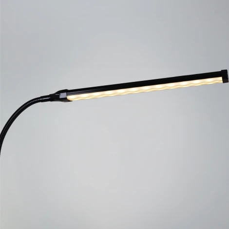 Офисная настольная лампа светодиодная на прищепке с регулировкой цветовой температуры и яркости Reluce 00004-0.7-01HV BK