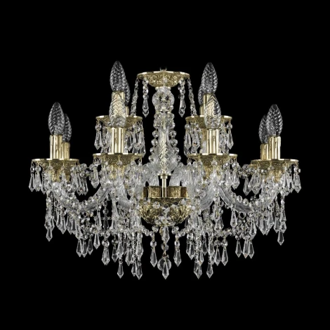 Подвесная люстра Bohemia Ivele Crystal 16103/8+4/195 G