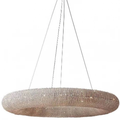 Подвесная люстра Crystal Halo L27812.32 (220V, хрусталь K9, на тросе, кольцо)