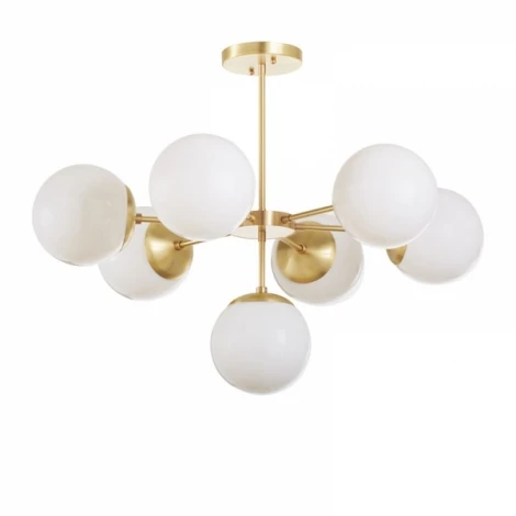 Люстра на штанге Copper Light Chandelier 7 ImperiumLoft 40,1492 (85365-22) (220V, шар)