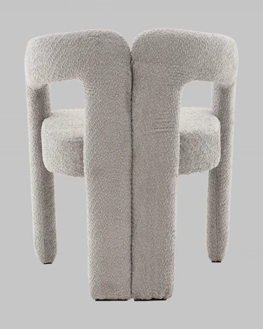 Стул Болинджер букле светло-серый Stool Group арт.УТ000041354
