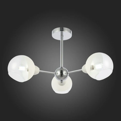 Потолочная люстра на штанге Evoluce Giorte SLE102702-03 (220V, шарики, молекулы)