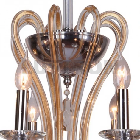 Потолочная люстра IDLamp 495 495/8-Dorato