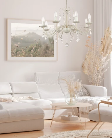 Подвесная люстра De City Лада 442011008 (220V, подвески, на цепи, подсвечник, свеча)