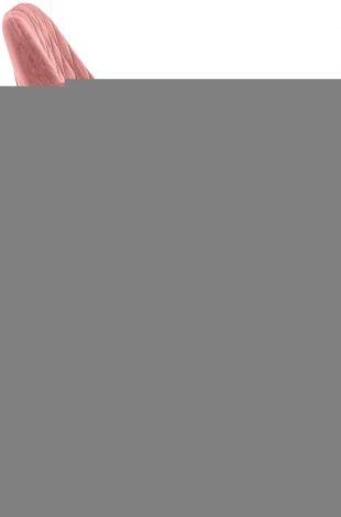 Стул с подлокотниками Слим, каркас Черный, велюр Персиковый Leset