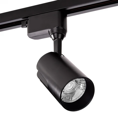 Трековый светодиодный светильник однофазный Wolta WTL-25W/01B 220V 25Вт 4000К IP40 черный