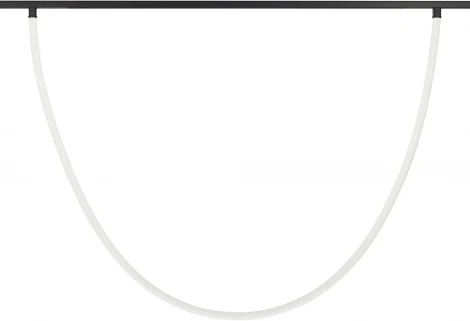 Светильник с гибким неоном магнитный MAG-ORIENT-TUBE-ELASTIC-R25-L2500-35W Warm3000 (BK, 360 deg, 48V, DALI) (Arlight, IP20 Металл) 044332