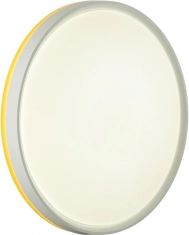 Настенно-потолочный светильник Sonex Kezo Yellow 7709/DL пластик/белый/желтый LED 48Вт 4000К D400 IP43 (220V, круглые)