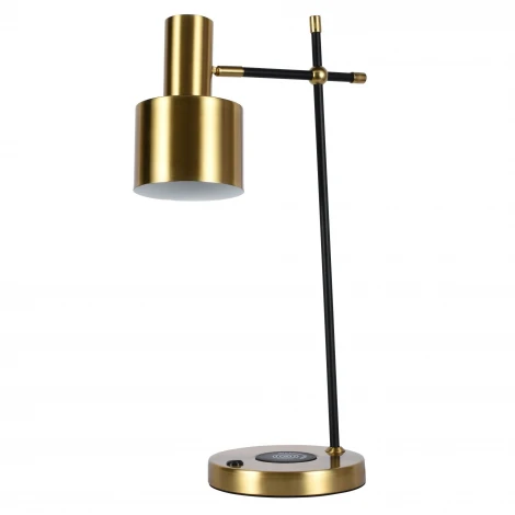 Настольная лампа с беспроводной зарядкой для телефона с выключателем IP21 Zortes Desklight ZRS.1066.03