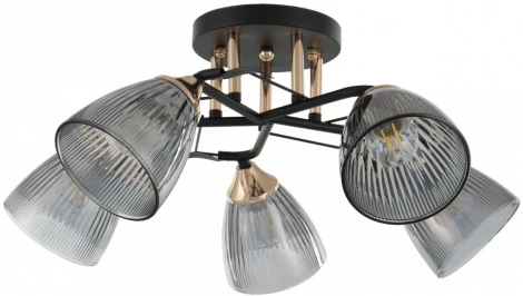 Потолочная люстра на штанге Arte Milano AMALFI 322610/5 BK+FG (220V)