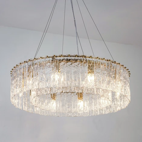 Подвесная люстра Divinare Felis 6005/17 SP-10 (220V, на тросе, круглые)