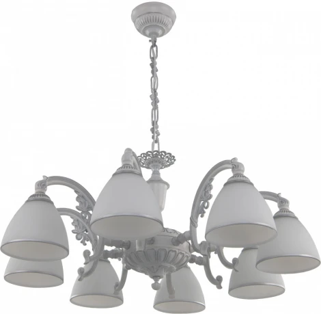 Подвесная люстра Arte Milano AM341837 341837/8 WT+SL (220V, на цепи)