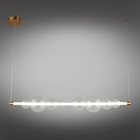 Подвесной светильник Omnilux Abbazia OML-65903-08 (LED, 220V, на тросе, шарики)