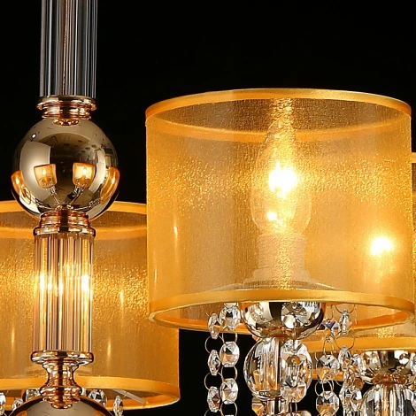 Подвесная люстра ILLUMICO IL6219-5P-27 GD (220V, на цепи)