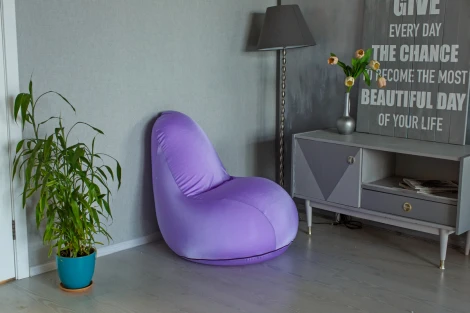 Кресло Dreambag FLEXY Фиолетовое (Классический) 241350101