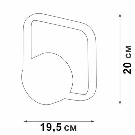 Настенный светильник светодиодный V04612-13/1A Vitaluce (220V)