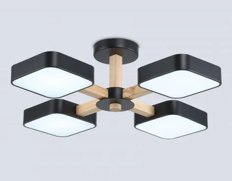 Потолочная люстра светодиодная на штанге с регулировкой цветовой температуры Ambrella COMFORT FL4880 (220V)