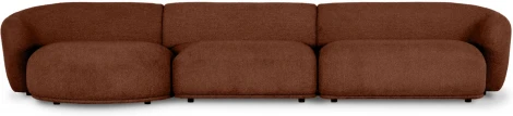 Диван Fabro ОГОГО (арт.851170), (Ткань,Букле/Терракотовый)