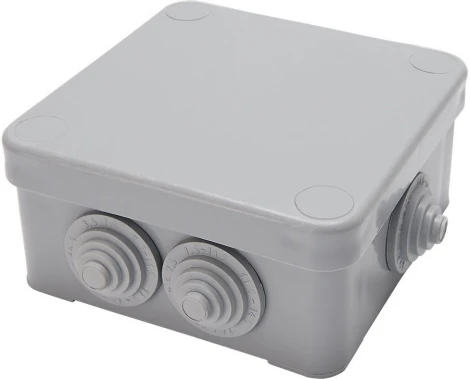 Коробка разветвительная (серый) Stekker 39252