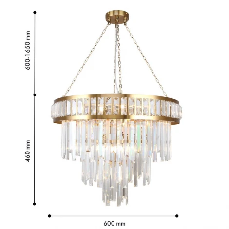 Подвесная люстра Favourite Preston 4732-12P