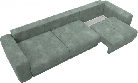 Диван прямой Лига-056 НПБ Лонг Лига Диванов (Велюр) арт.129146