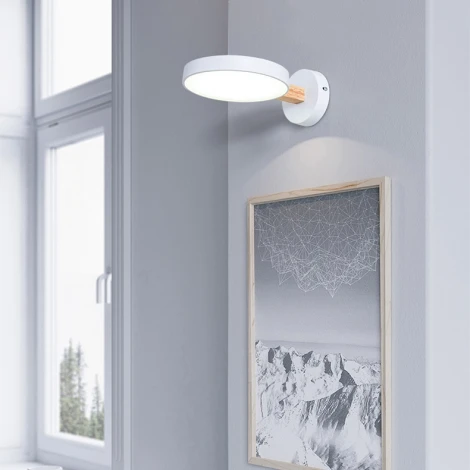 Светодиодное бра Turna White ImperiumLoft Turna-W01 (102158-26) (220V, кольцо)