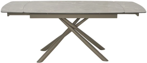 Стол RIVOLI 140 MATT LATTE STONE SOLID CERAMIC / TAUPE, ®DISAUR