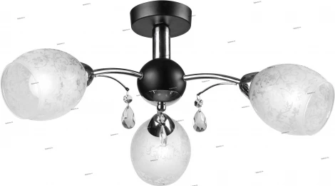 IDLamp Agnes 843/3PF-Blackchrome