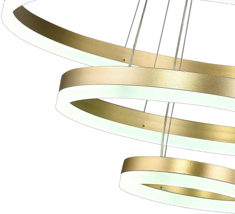 Подвесной светильник ярусный Natali Kovaltseva Oreol LED LAMPS 81279 (регулировка яркости, 220V, пульт управления, на тросе)