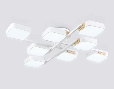 Потолочная люстра светодиодная на штанге с регулировкой цветовой температуры Ambrella COMFORT FL4888 (220V)