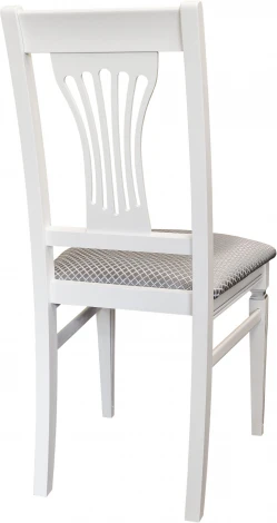 Стул Анри белый/серебро, Атина серебро от фабрики Mebelik